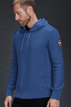 Ropa Canada Goose Hombre Outlet - Amherst Sudadera Con Capucha Azules ZH8752604